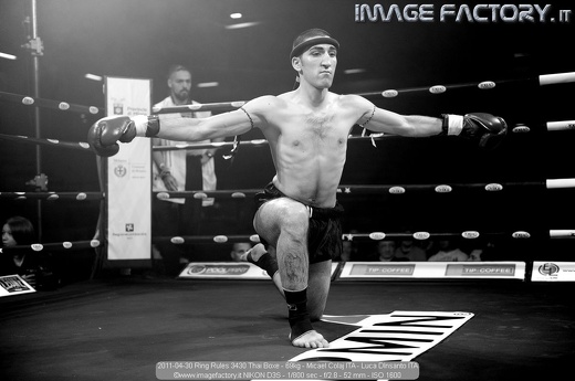 2011-04-30 Ring Rules 3430 Thai Boxe - 69kg - Micael Colaj ITA - Luca DInsanto ITA